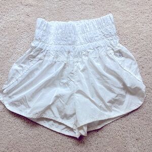 Free People Movement shorts. Women’s XS. White